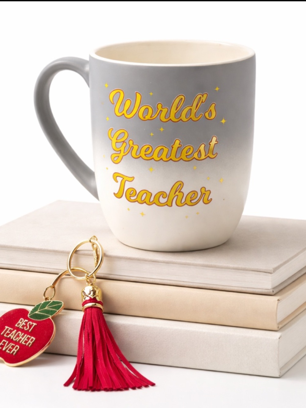 Sheffield Home White and Red Teacher Mug